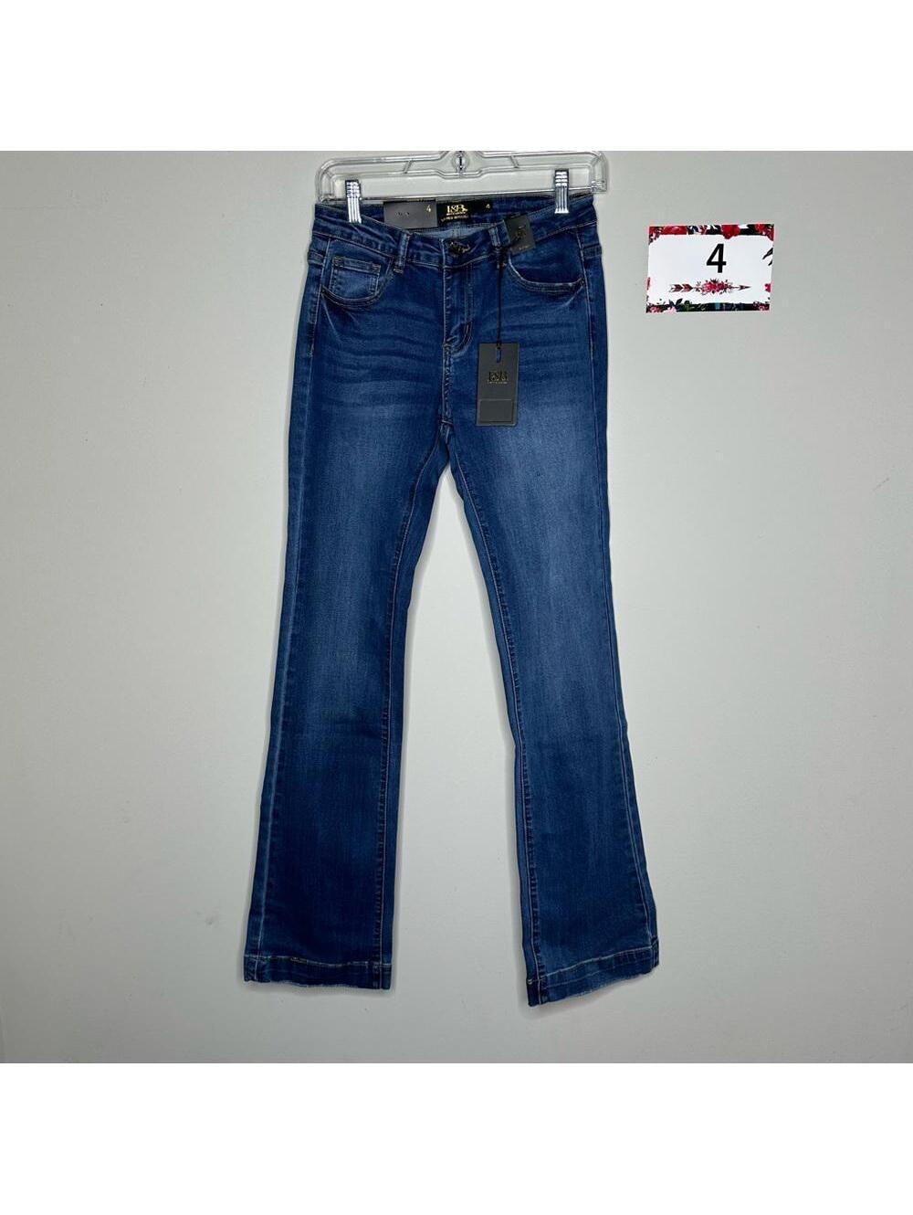 L&B size 4 Bootcut Jeans - medium wash non distressed denim